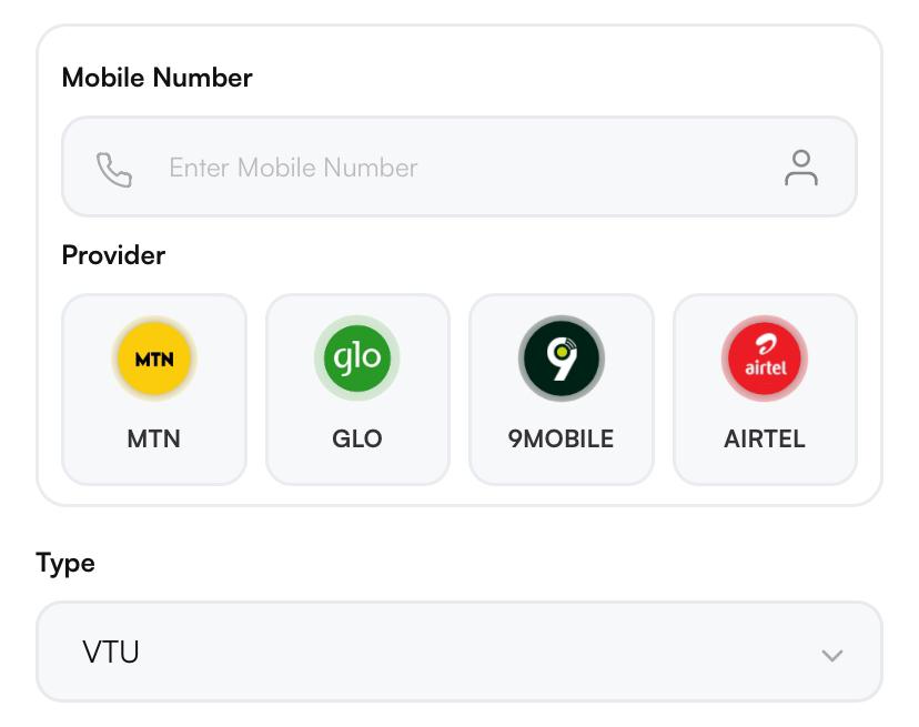 Airtime and Data Solution