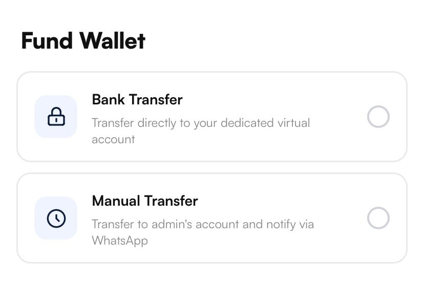 Wallet Funding Solution